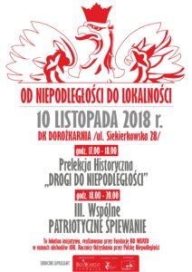 plakat o święcie niepodległości