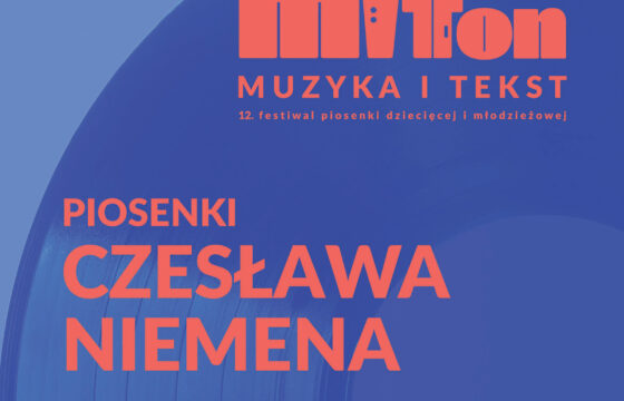 Zdjęcie przedstawia okładkę płyty Festiwalu Piosenki Dziecięcej i Młodzieżowej MIT TON - Piosenki Czesława Niemena