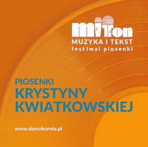 Okładka płyty festiwalu MIT TON Piosenki Krystyny Kwiatkowskiej