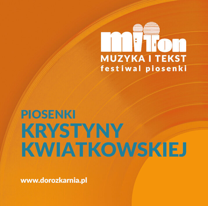 Okładka płyty festiwalu MIT TON Piosenki Krystyny Kwiatkowskiej
