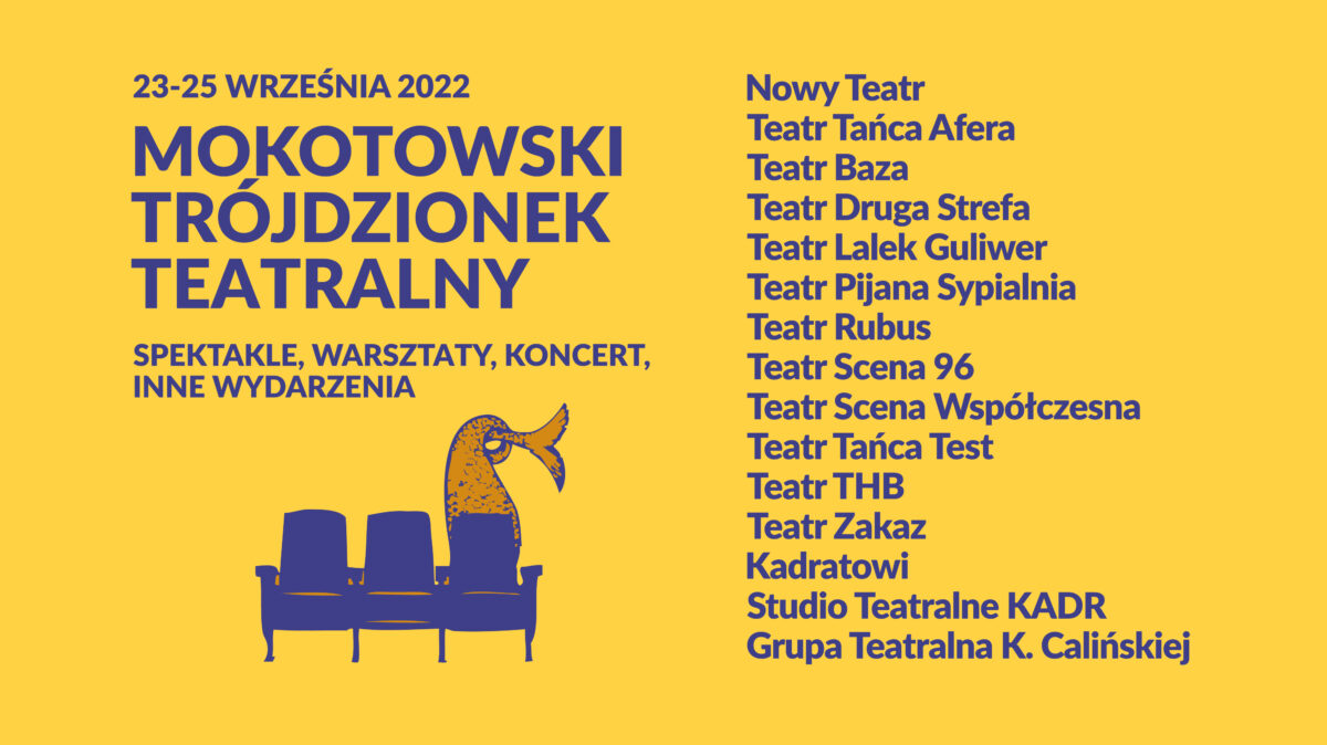 Grafika wydarzenia Mokotowski Trójdzionek Teatralny: informacje o terminie, spis teatrów
