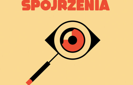 Grafika do projektu artystycznego Spojrzenia - oko patrzące przez lupę