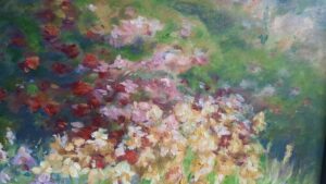 Obraz olejny na płótnie - wiosenne kwiaty