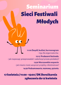 grafika seminarium sieci festiwali młodych