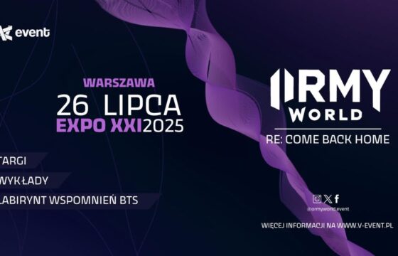 Grafika wydarzenia Army World - napisy w w języku angielskim