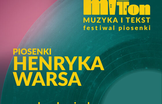 okładka płyty MIT TON piosenki Henryka Warsa